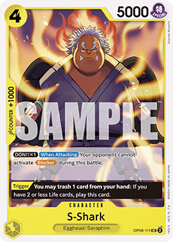 S-Shark (OP08-111) - Two Legends (Uncommon) [OP08-111] - Cards Beyond