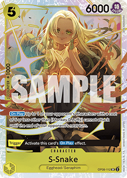 S-Snake (OP08-112) (V.1) - Two Legends (Super Rare) [OP08-112] - Cards Beyond