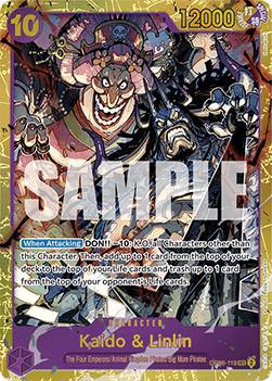 Kaido & Linlin (OP08-119) (V.1) - Two Legends (Secret Rare) [OP08-119] - Cards Beyond