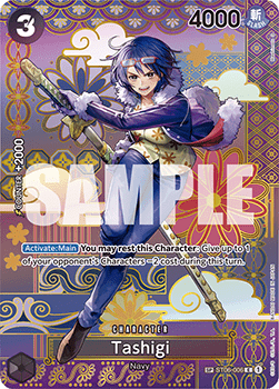 Tashigi (ST06-006) - Two Legends (Special Rare) [OP08-ST06-006] - Cards Beyond