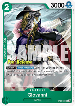 Giovanni (OP08-026) - Promos: Two Legends (Common) [OP08P-026] - Cards Beyond