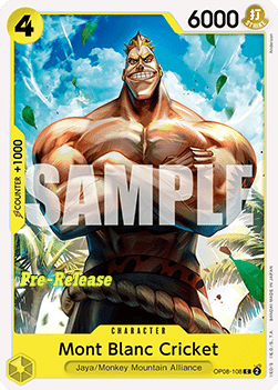Mont Blanc Cricket (OP08-108) - Promos: Two Legends (Common) [OP08P-108] - Cards Beyond