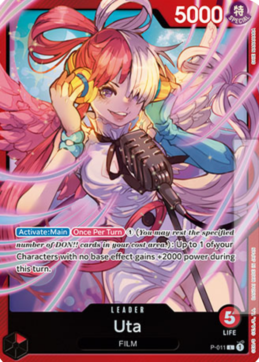 Uta (P-011) (V.2) - Promos (Japanese) (Leader) [P-JP-011] - Cards Beyond