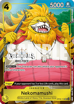 Nekomamushi (OP06-110) (V.1) - Special Tournament Promos (Uncommon) [STP-OP06-110] - Cards Beyond