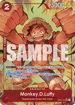 Monkey.D.Luffy (OP01-024) (V.2) - The Best (Alternate Art) [PRB01-OP01-024] - Cards Beyond