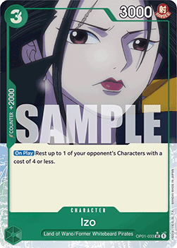 Izo (OP01-033) (V.3) - The Best (Uncommon) [PRB01-OP01-033] - Cards Beyond