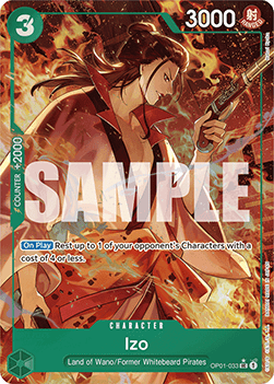 Izo (OP01-033) (V.4) - The Best (Alternate Art) [PRB01-OP01-033] - Cards Beyond