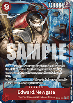 Edward.Newgate (OP02-004) - The Best (Alternate Art) [PRB01-OP02-004] - Cards Beyond
