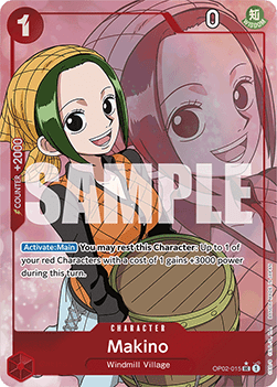 Makino (OP02-015) (V.3) - The Best (Uncommon) [PRB01-OP02-015] - Cards Beyond