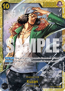 Kuzan (OP02-121) (V.1) - The Best (Secret Rare) [PRB01-OP02-121] - Cards Beyond