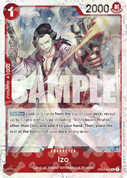 Izo (OP03-003) (V.2) - The Best (Rare) [PRB01-OP03-003] - Cards Beyond