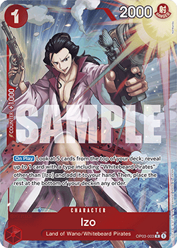 Izo (OP03-003) (V.3) - The Best (Rare) [PRB01-OP03-003] - Cards Beyond