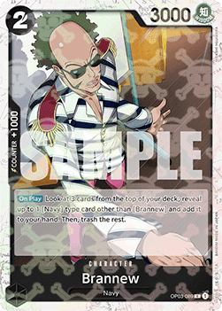 Brannew (OP03-089) (V.2) - The Best (Rare) [PRB01-OP03-089] - Cards Beyond