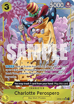 Charlotte Perospero (OP03-113) (V.2) - The Best (Alternate Art) [PRB01-OP03-113] - Cards Beyond
