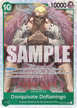 Donquixote Doflamingo (OP04-031) (V.1) - The Best (Super Rare) [PRB01-OP04-031] - Cards Beyond