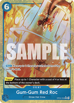 Gum-Gum Red Roc (OP04-056) (V.4) - The Best (Alternate Art) [PRB01-OP04-056] - Cards Beyond