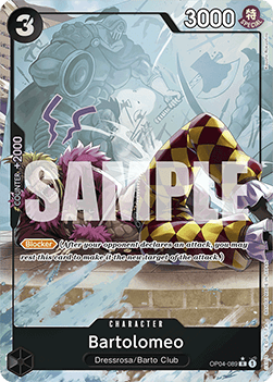 Bartolomeo (OP04-089) (V.3) - The Best (Rare) [PRB01-OP04-089] - Cards Beyond