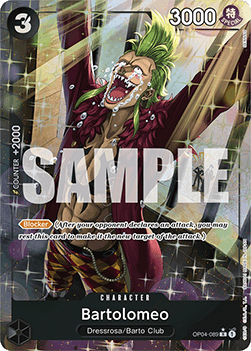Bartolomeo (OP04-089) (V.4) - The Best (Alternate Art) [PRB01-OP04-089] - Cards Beyond