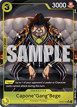 Capone"Gang"Bege" (OP04-100) (V.4) - The Best (Alternate Art) [PRB01-OP04-100] - Cards Beyond