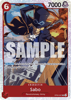 Sabo (OP05-007) (V.1) - The Best (Super Rare) [PRB01-OP05-007] - Cards Beyond