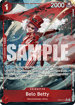 Belo Betty (OP05-015) (V.3) - The Best (Rare) [PRB01-OP05-015] - Cards Beyond