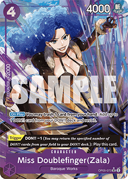 Miss Doublefinger(Zala) (OP05-073) (V.3) - The Best (Uncommon) [PRB01-OP05-073] - Cards Beyond