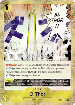 El Thor (OP05-114) (V.2) - The Best (Uncommon) [PRB01-OP05-114] - Cards Beyond