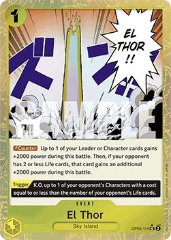El Thor (OP05-114) (V.3) - The Best (Uncommon) [PRB01-OP05-114] - Cards Beyond