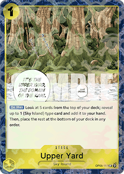 Upper Yard (OP05-117) (V.2) - The Best (Uncommon) [PRB01-OP05-117] - Cards Beyond