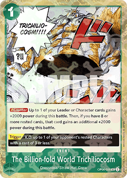 The Billion-fold World Trichiliocosm (OP06-038) (V.2) - The Best (Uncommon) [PRB01-OP06-038] - Cards Beyond