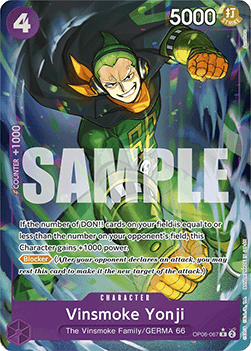 Vinsmoke Yonji (OP06-067) (V.3) - The Best (Rare) [PRB01-OP06-067] - Cards Beyond