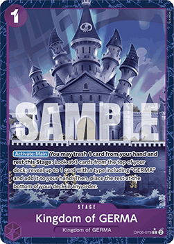 Kingdom of GERMA (OP06-079) (V.4) - The Best (Common) [PRB01-OP06-079] - Cards Beyond