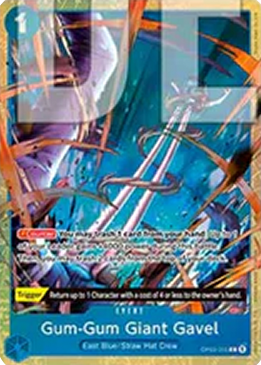Gum-Gum Giant Gavel (OP03-055) - Unnumbered Promos (Common) [UP-OP03-055] - Cards Beyond