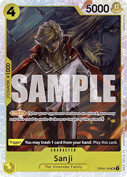 Sanji (OP04-104) (V.1) - The Best (Super Rare) [PRB01-OP04-104] - Cards Beyond
