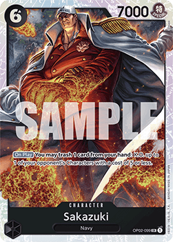 Sakazuki (OP02-099) (V.1) - The Best (Super Rare) [PRB01-OP02-099] - Cards Beyond