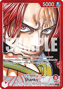 Shanks (OP09-001) (V.2) - Emperors in the New World (Alternate Art) [OP09-001] - Cards Beyond