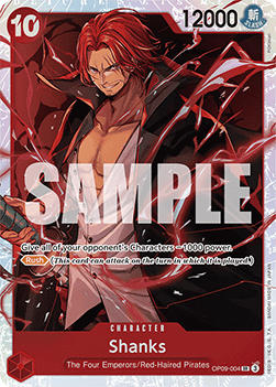 Shanks (OP09-004) (V.1) - Emperors in the New World (Super Rare) [OP09-004] - Cards Beyond