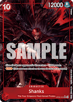 Shanks (OP09-004) (V.2) - Emperors in the New World (Alternate Art) [OP09-004] - Cards Beyond