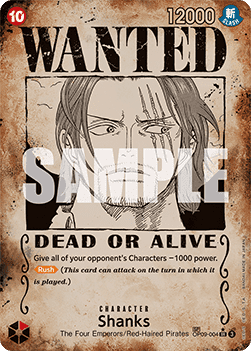 Shanks (OP09-004) (V.3) - Emperors in the New World (Special Rare) [OP09-004] - Cards Beyond