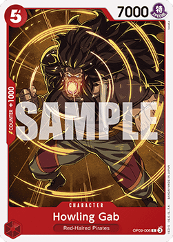 Howling Gab (OP09-006) - Emperors in the New World (Common) [OP09-006] - Cards Beyond