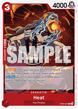 Heat (OP09-007) - Emperors in the New World (Common) [OP09-007] - Cards Beyond