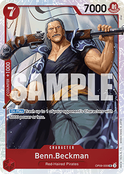 Benn.Beckman (OP09-009) (V.1) - Emperors in the New World (Super Rare) [OP09-009] - Cards Beyond