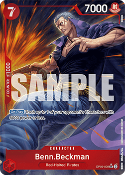 Benn.Beckman (OP09-009) (V.2) - Emperors in the New World (Alternate Art) [OP09-009] - Cards Beyond