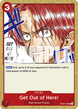 Get Out of Here! (OP09-018) - Emperors in the New World (Uncommon) [OP09-018] - Cards Beyond