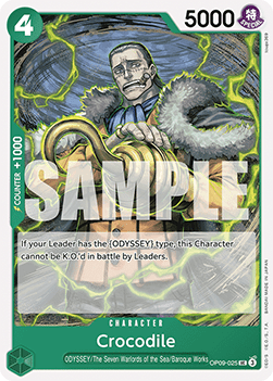 Crocodile (OP09-025) - Emperors in the New World (Uncommon) [OP09-025] - Cards Beyond
