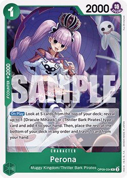 Perona (OP09-034) (V.1) - Emperors in the New World (Rare) [OP09-034] - Cards Beyond