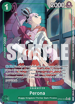 Perona (OP09-034) (V.2) - Emperors in the New World (Alternate Art) [OP09-034] - Cards Beyond