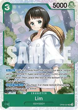 Lim (OP09-037) (V.1) - Emperors in the New World (Super Rare) [OP09-037] - Cards Beyond