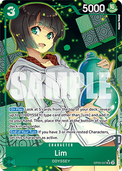 Lim (OP09-037) (V.2) - Emperors in the New World (Alternate Art) [OP09-037] - Cards Beyond