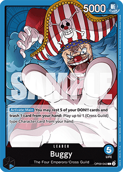 Buggy (OP09-042) (V.1) - Emperors in the New World (Leader) [OP09-042] - Cards Beyond